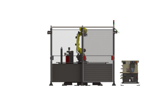 AD2530-1 eCell FT FANUC Air-Cooled Robotic Welding System Front Side Render