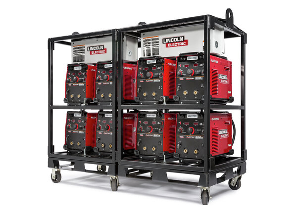 Flextec 350X Construction Multi-Process Welders (4-Pack Rack-B)