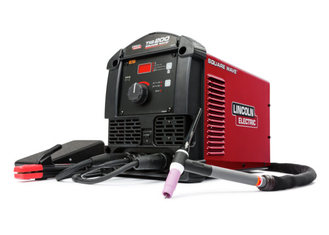 Airgas - LINK4876-1 - Lincoln Electric® POWER MIG® 215 MPi™ Single Phase  MIG Welder With 120 - 230 Input Voltage, 220 Amp Max Output, ArcFX™  Technology And Accessory Package