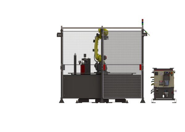 AD2530-2 eCell FT FANUC Water-Cooled Robotic Welding System Front Side Render