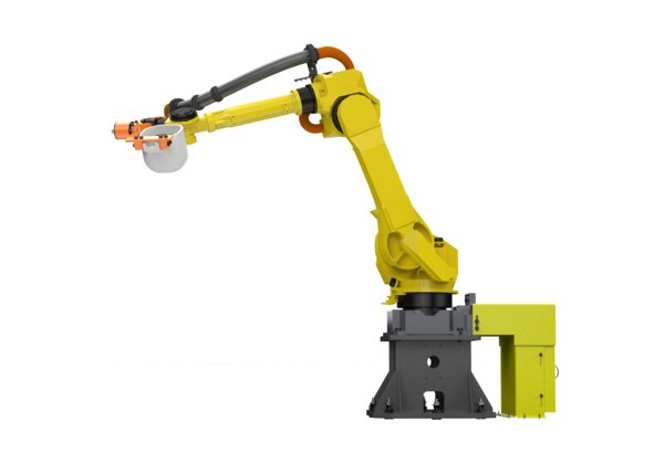 Rimrock 7th Axis Robotic Ladle with FANUC M-710iC_70 Robot - Right Hero Render