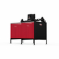 K5563-4 Weld Booth 6ft, Dual, with fan and filter,120 Volt
