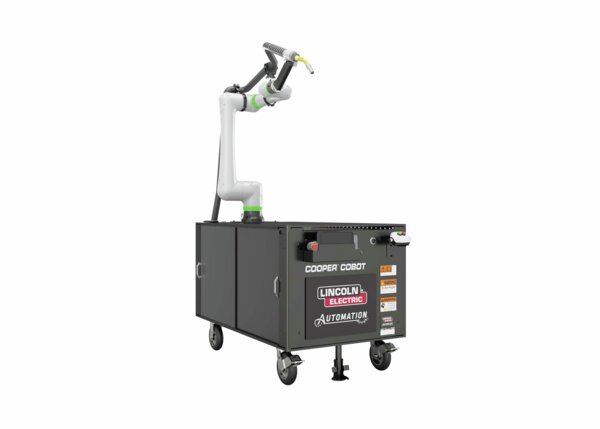 AD2489-17 Cooper CRX-10iA/L Water-Cooled Wire-Break Welding Cobot Cart Right Hero Render