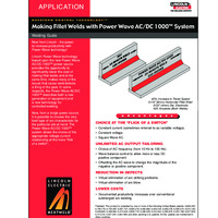 Making Fillet Welds with Power Wave AC/DC 1000