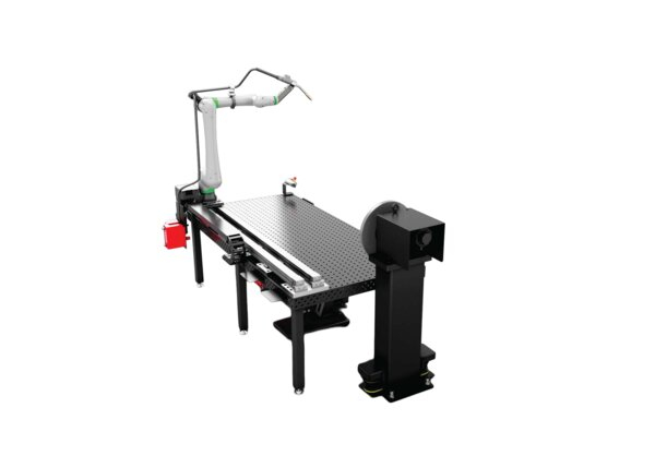 AD2650-1 Cooper Adapt Air-Cooled Welding Cobot System without Headstock Positioner Left ISO Render