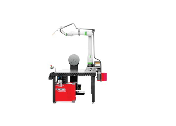 AD2650-1 Cooper Adapt Air-Cooled Welding Cobot System with Headstock Positioner Left Side Render