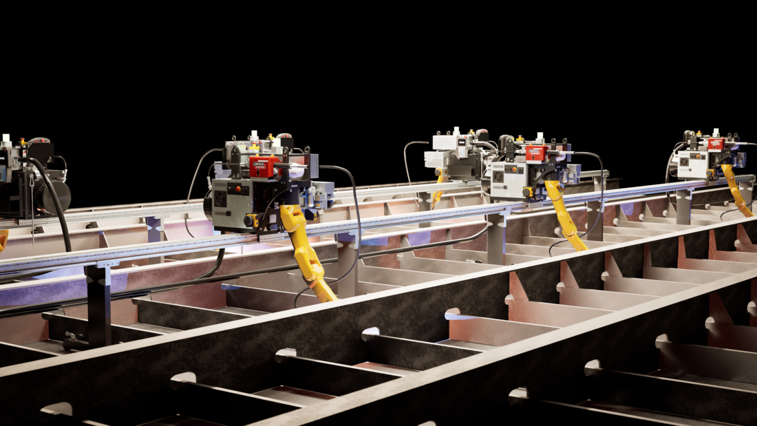 Inrotech Classic Robotic Welding System Render