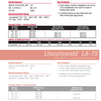 Lincolnweld L-70 Product Info