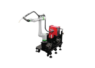 AD2630-2 Cooper CRX-30iA Water-Cooled Welding Cobot Cart System Left ISO Render