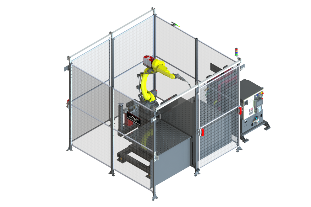 AD2530-2 eCell FT FANUC Water-Cooled Robotic Welding System Right ISO Render