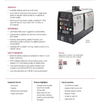 Vantage 410 Engine Driven Welder Product Info