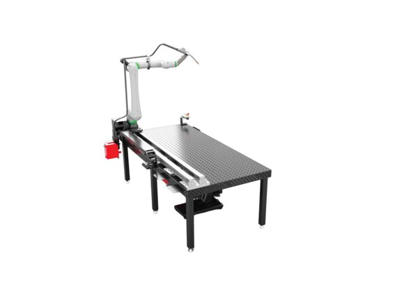 AD2650-1 Cooper Adapt Air-Cooled Welding Cobot System without Headstock Positioner Left ISO Render