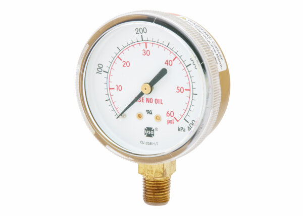 63MM 60 PSI ST GOLD Replacement Gauge